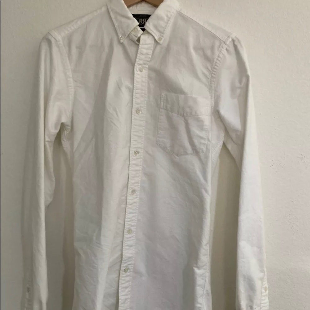 Men’s RRL Size XS White Oxford Shirt